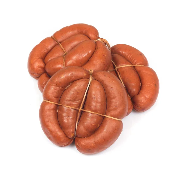 Fresh appetizing sausage — Stock Photo, Image