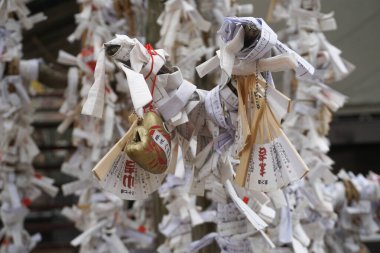 Omikuji Osaka Namba Yasaka Japon Stok Fotoğrafları Stok Resimleri Tapınağı