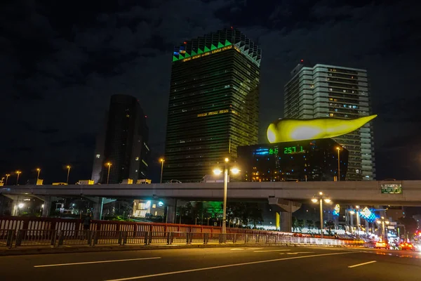 东京夜景中的浅草摩天大楼日本股票照片股票图片 — 图库照片