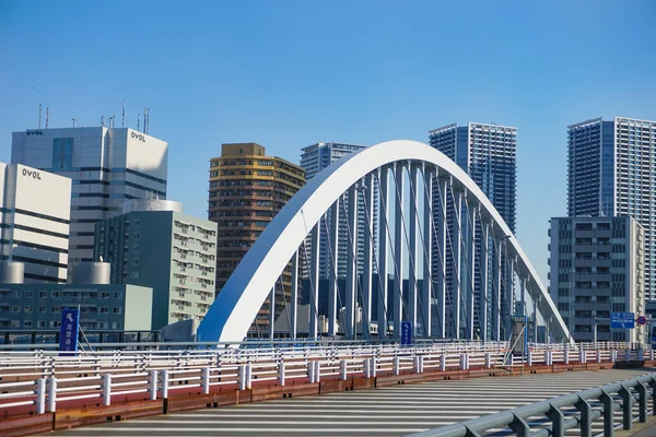 Tsukiji brug Tokio Japan Gratis Stock Foto Stock Foto Afbeeldingen Gratis Stock Foto — Stockfoto