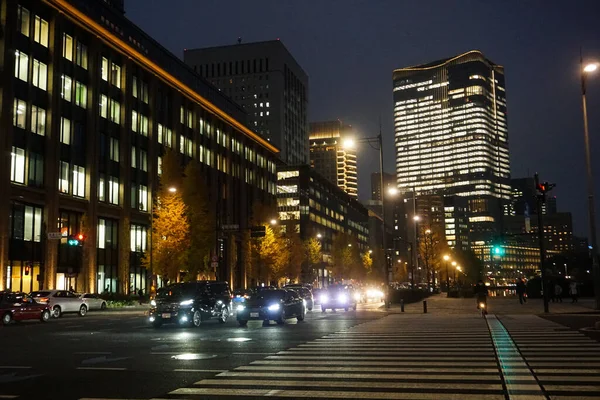 Tokyo Crossing Skyscrapers Marunouchi Japan Stock Foto stock Imagens stock Fotos — Fotografia de Stock