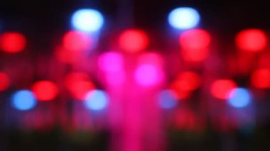 Çeşme led lamba ışık bokeh