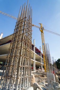 Yapı sitesi bina çimento pervane