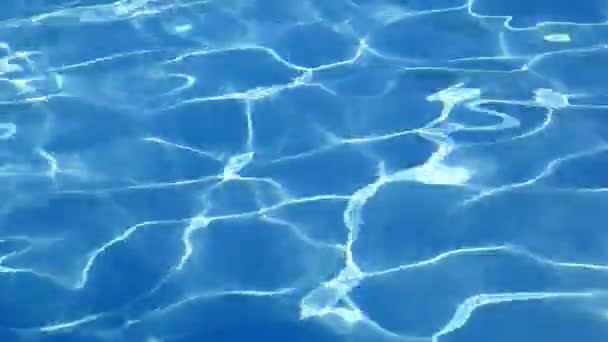 Texture onda di fondo di acqua (blu ) — Video Stock
