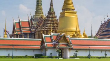 Wat Phra Kaew ünlü Temple Of Emerald Buda Bangkok, Tayland (uzaklaştırmak