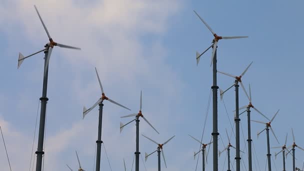 Energía del molino de viento — Vídeos de Stock