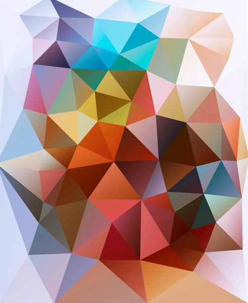 Sfondo triangolare colorato per la presentazione aziendale, stile aziendale Illustrazione Stock