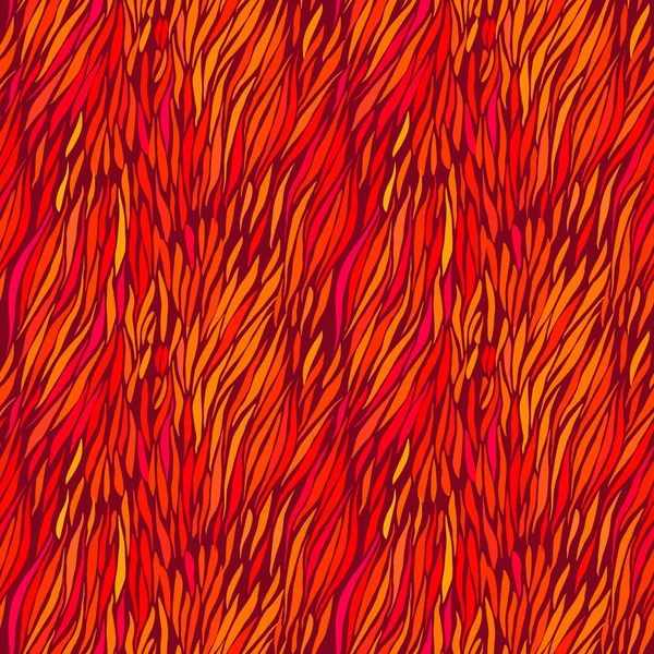 Червоний вогонь безшовні хвилі Стоковий вектор
