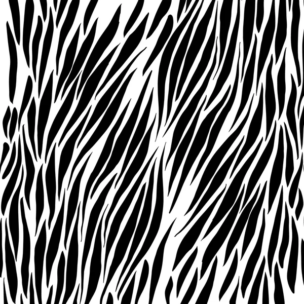 Zwart en wit zebra achtergrond — Stockvector