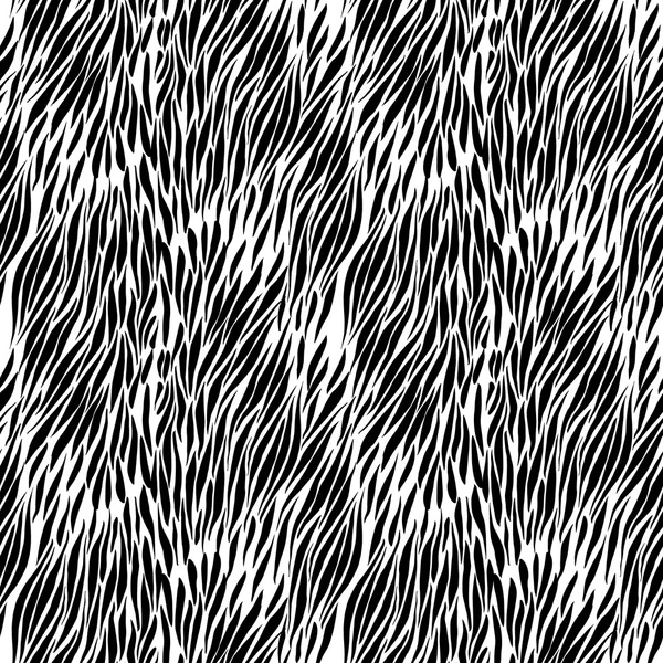 Black and white zebra background — Stock Vector