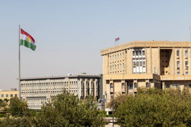 September 11, 2021 - Erbil, Iraq. Iraqi Kurdistan Region Parliament. clipart