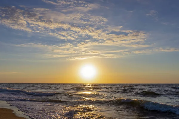 Золотий Схід Сонця Пляжі — стокове фото
