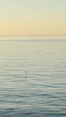 Sunrise over the sea in Rincn de la Victoria, Malaga, Spain, with golden light reflecting on calm waves along the coast.