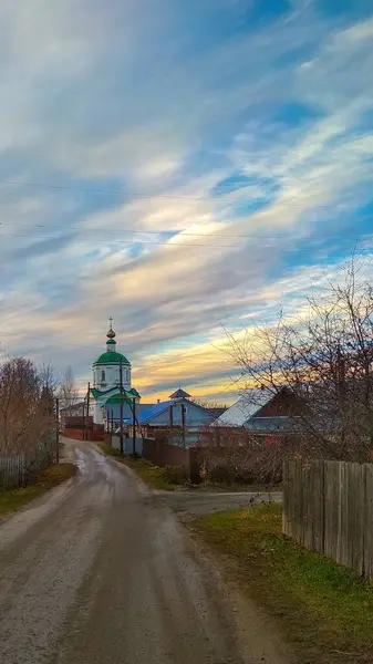 Orthodoxe Kerk Het Dorp — Stockfoto