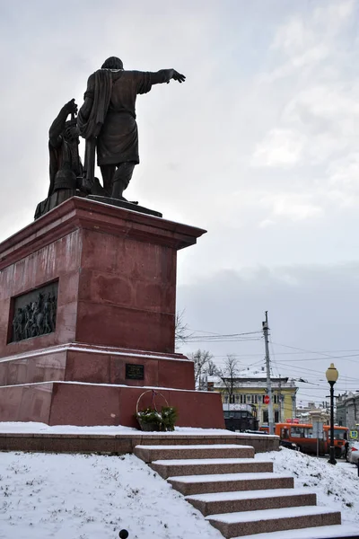 Minin Monument Nizhny Novgorod — Stock Photo, Image
