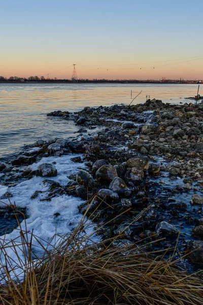 Nischni Nowgorod Sonnenuntergang Der Wolga — Stockfoto