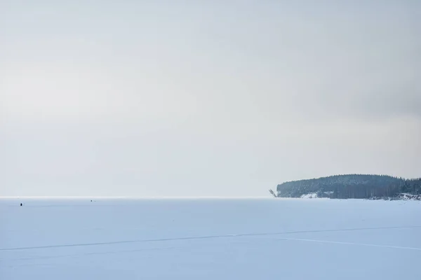Panorama Volga Hiver — Photo