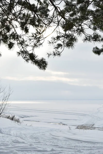 Côte Volga Hiver — Photo