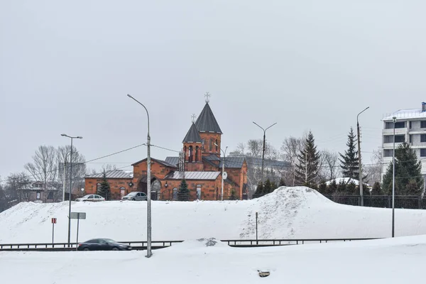 Churches Nizhny Novgorod Winter — Stock Photo, Image