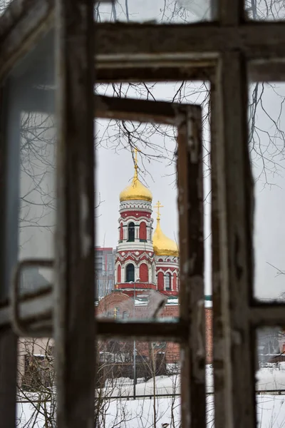 Churches Nizhny Novgorod Winter — Stock Photo, Image