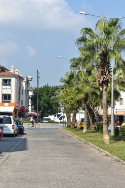 Marmaris 'in güzel sokakları. Türkiye