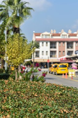 Marmaris 'in güzel sokakları. Türkiye