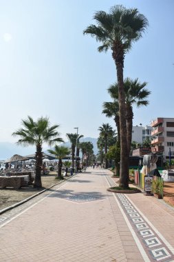 Marmaris 'in güzel sokakları. Türkiye