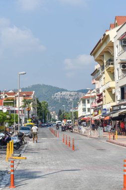 Marmaris 'in güzel sokakları. Türkiye