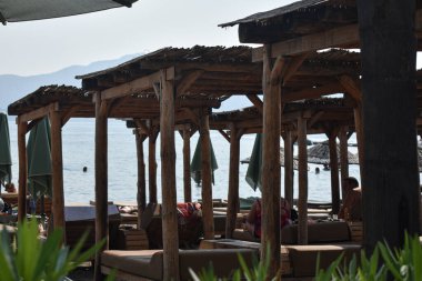 Marmaris 'in güzel sokakları. Türkiye