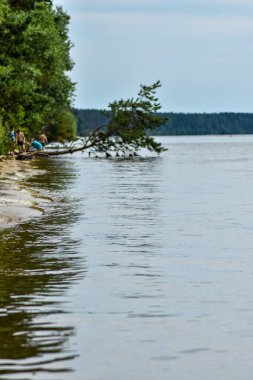 Volga Nehri 'nin güzel kıyıları