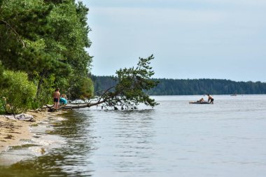 Volga Nehri 'nin güzel kıyıları