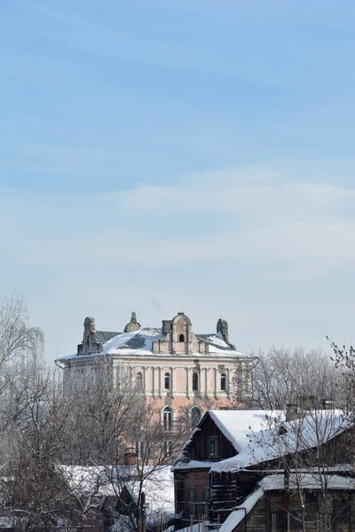 Nizhny Novgorod Calle Con Hermosa Arquitectura Antigua — Foto de Stock