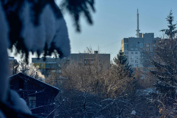 Nizhny Novgorod Rua Com Bela Arquitetura Antiga — Fotografia de Stock