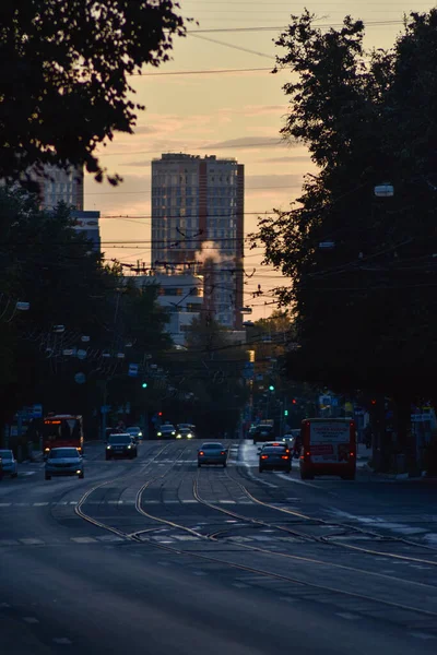 Alba Strade Nizhny Novgorod — Foto Stock