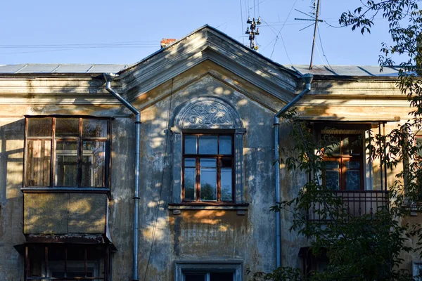 Schönes Altes Haus Stalins Architektur — Stockfoto