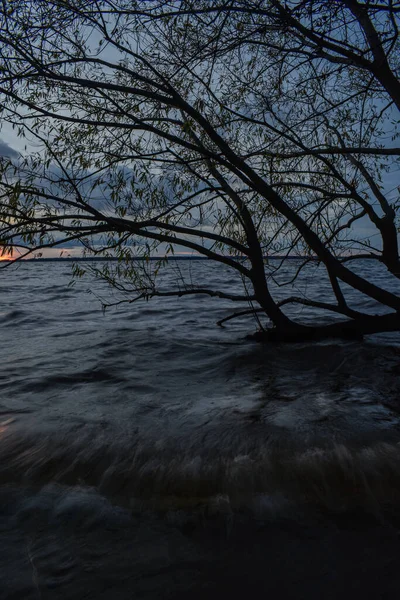 Beautiful Sunset Volga River — Stock Photo, Image