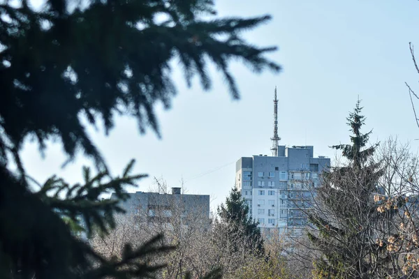 Ένας Πύργος Τηλεόρασης Νίζνι Νόβγκοροντ — Φωτογραφία Αρχείου