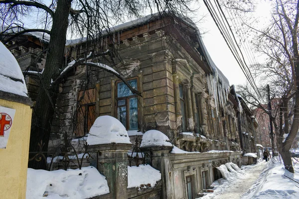 Casa Velha Histórica Nizhny Novgorod — Fotografia de Stock