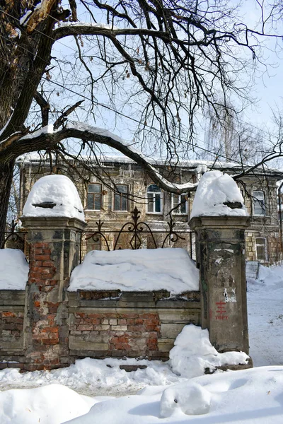 Vecchia Casa Storica Nizhny Novgorod — Foto Stock