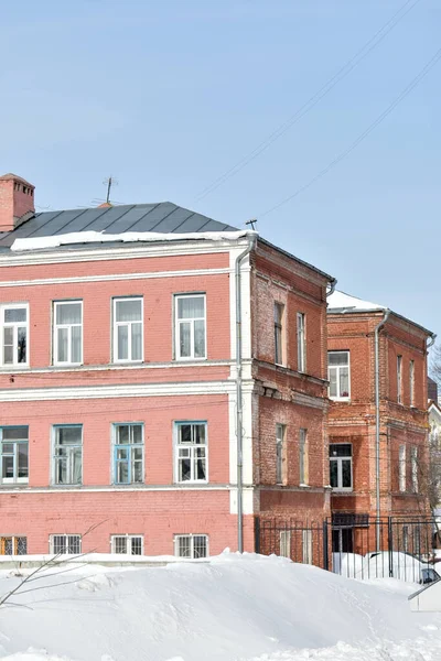 Ιστορικό Παλιό Σπίτι Νίζνι Νόβγκοροντ — Φωτογραφία Αρχείου
