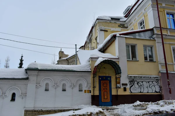 Casa Velha Histórica Nizhny Novgorod — Fotografia de Stock