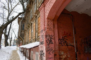 Tarihi eski ev. Nizhny Novgorod