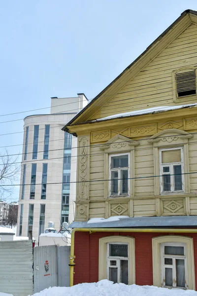 Historický Starý Dům Nižný Novgorod — Stock fotografie