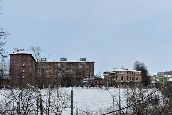 Casa Velha Histórica Nizhny Novgorod — Fotografia de Stock