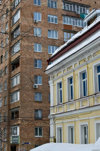 Historiskt Gammalt Hus Nizjnij Novgorod — Stockfoto