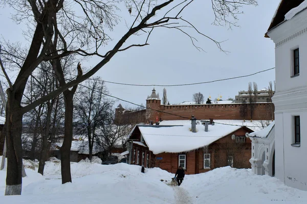 Casa Velha Histórica Nizhny Novgorod — Fotografia de Stock