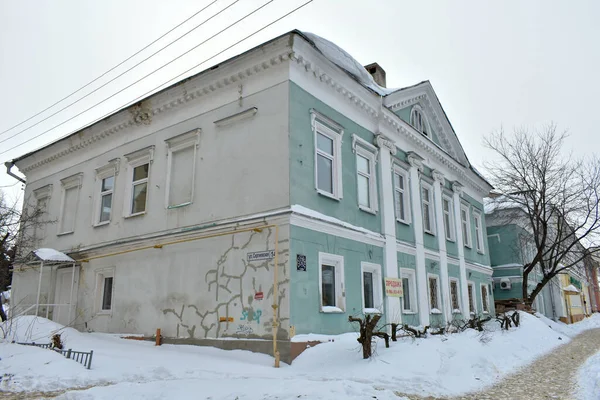 Casa Antigua Histórica Nizhny Novgorod —  Fotos de Stock