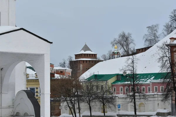 Casa Antigua Histórica Nizhny Novgorod —  Fotos de Stock