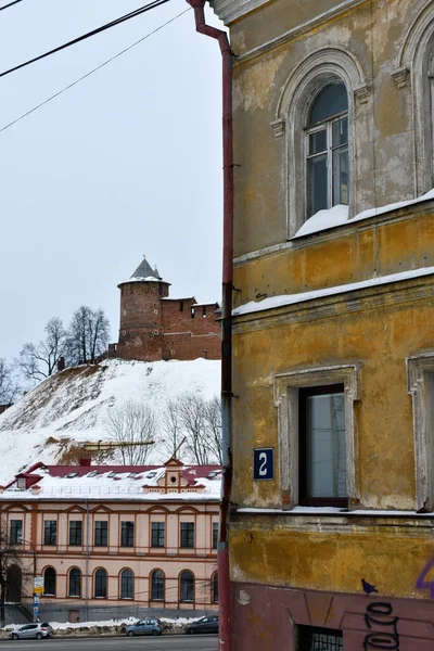 Casa Antigua Histórica Nizhny Novgorod —  Fotos de Stock