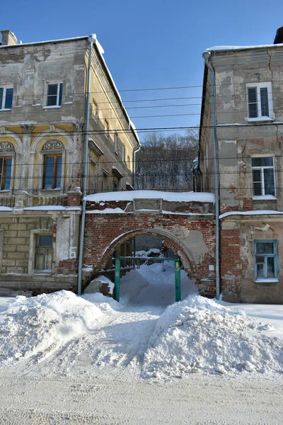 Casa Antigua Histórica Nizhny Novgorod —  Fotos de Stock